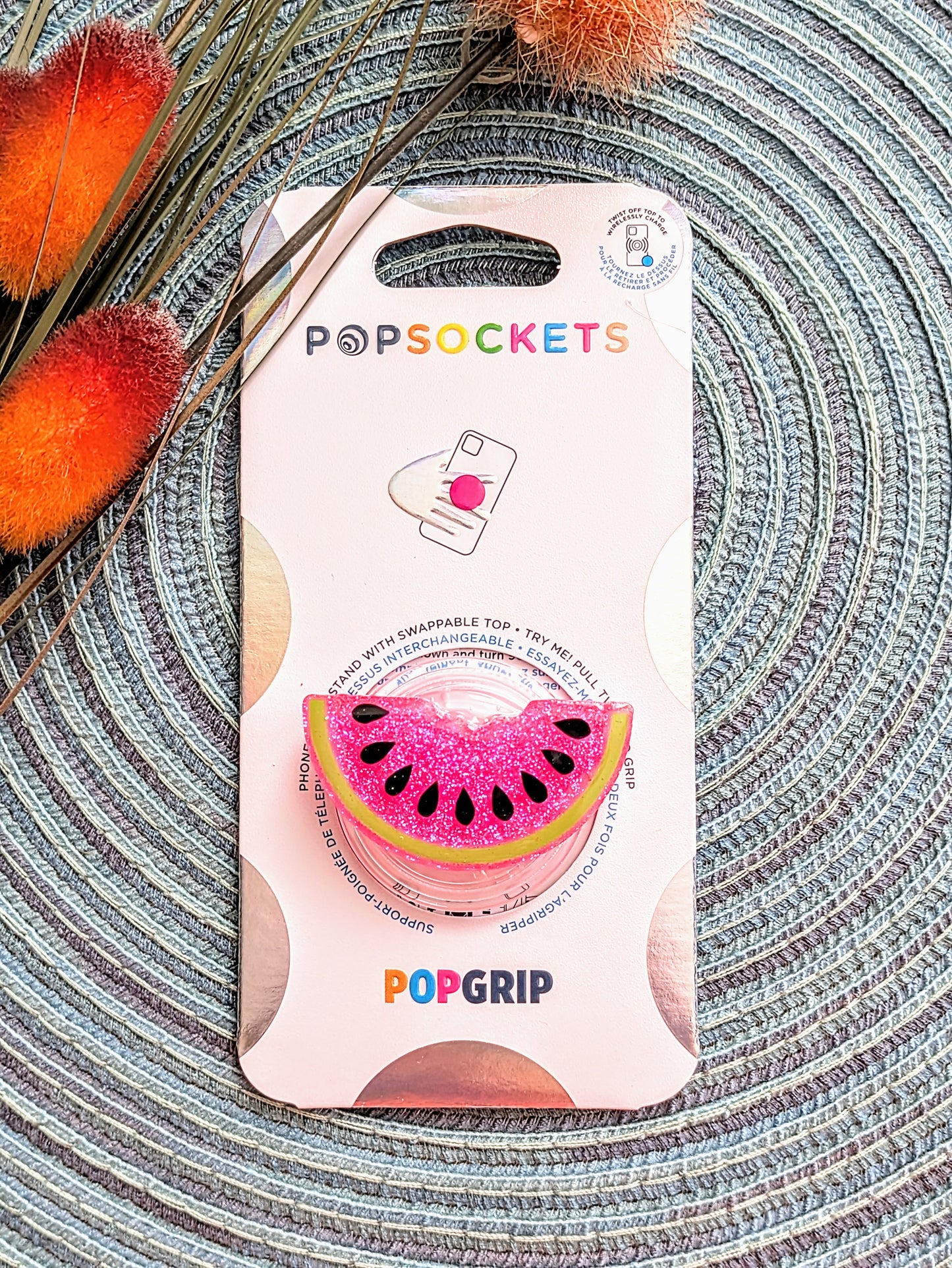 Watermelon Acrylic Design - Popsocket