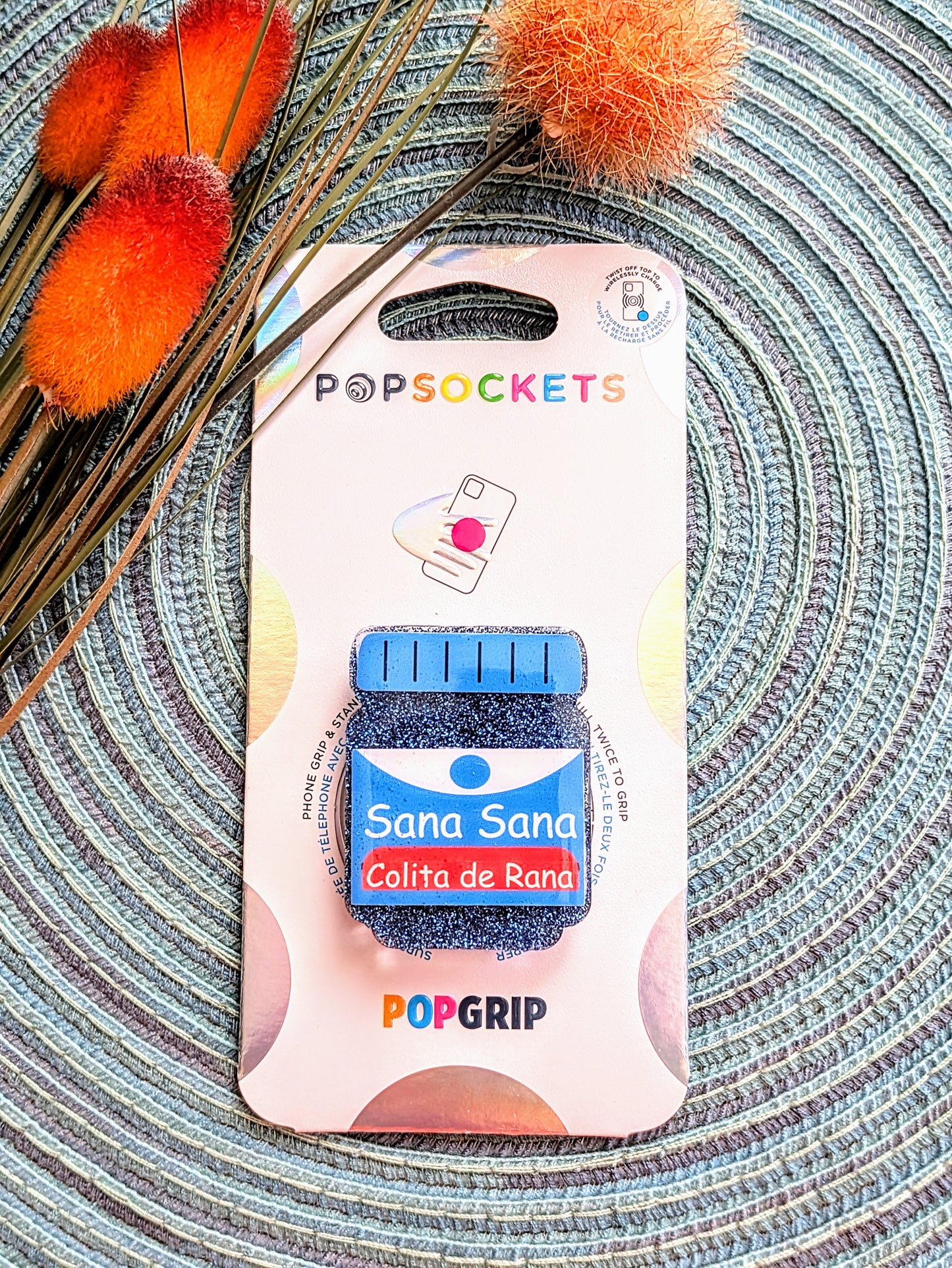 Sana Sana (Healing) Medicine Jar Acrylic Design - Popsocket