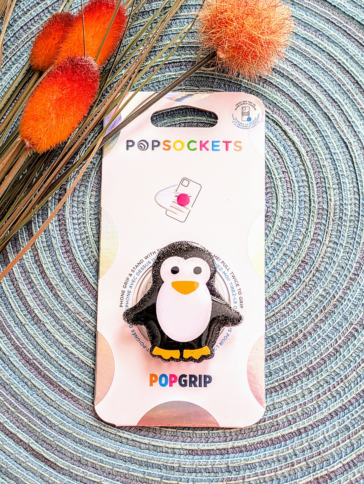 Penguin Acrylic Design - Popsocket