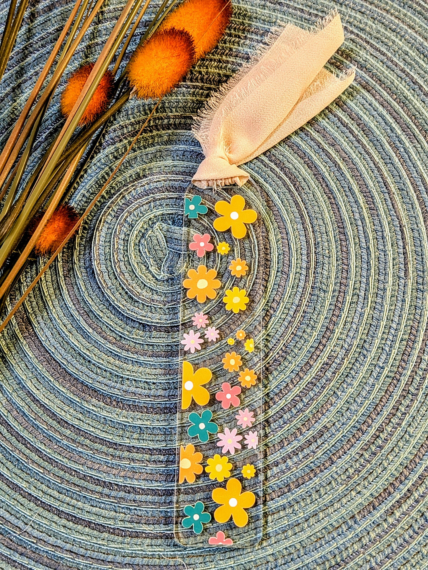 Boho Daisies & Flowers - Bookmark