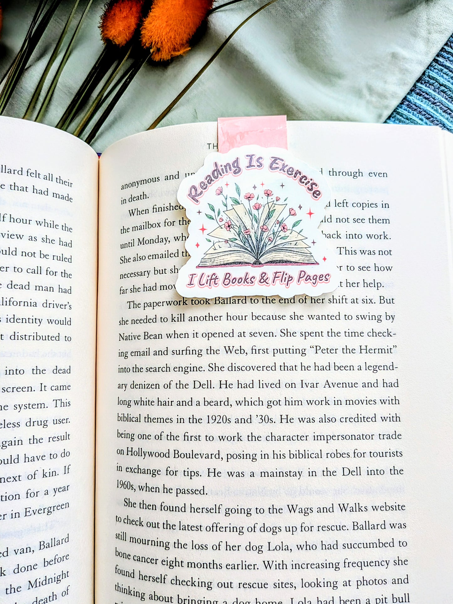 "Reading is Exercise, I Lift Books and Flip Pages"