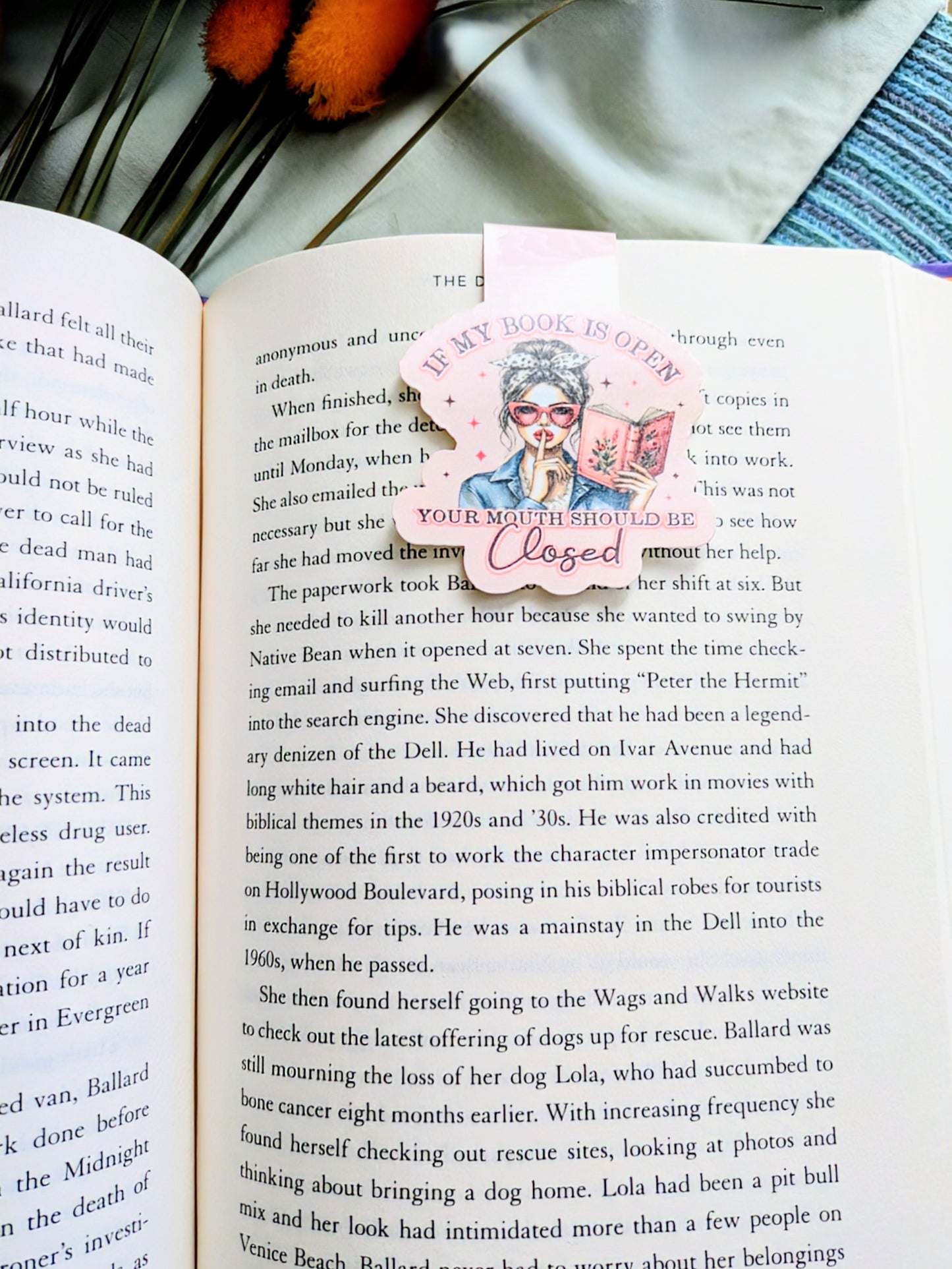 "If My Book Is Open Your Mouth Should Be Closed"