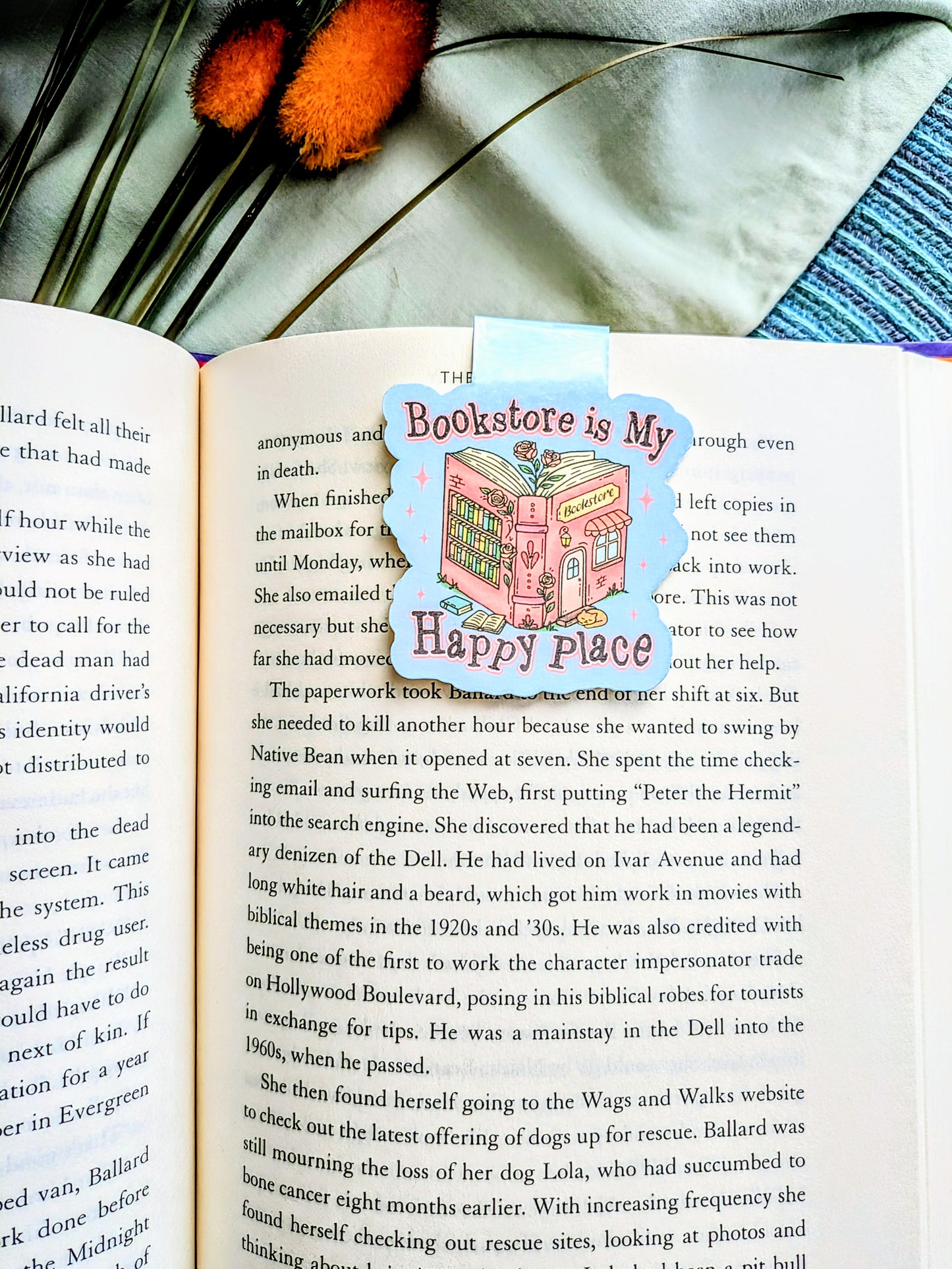 "Bookstore Is My Happy Place"