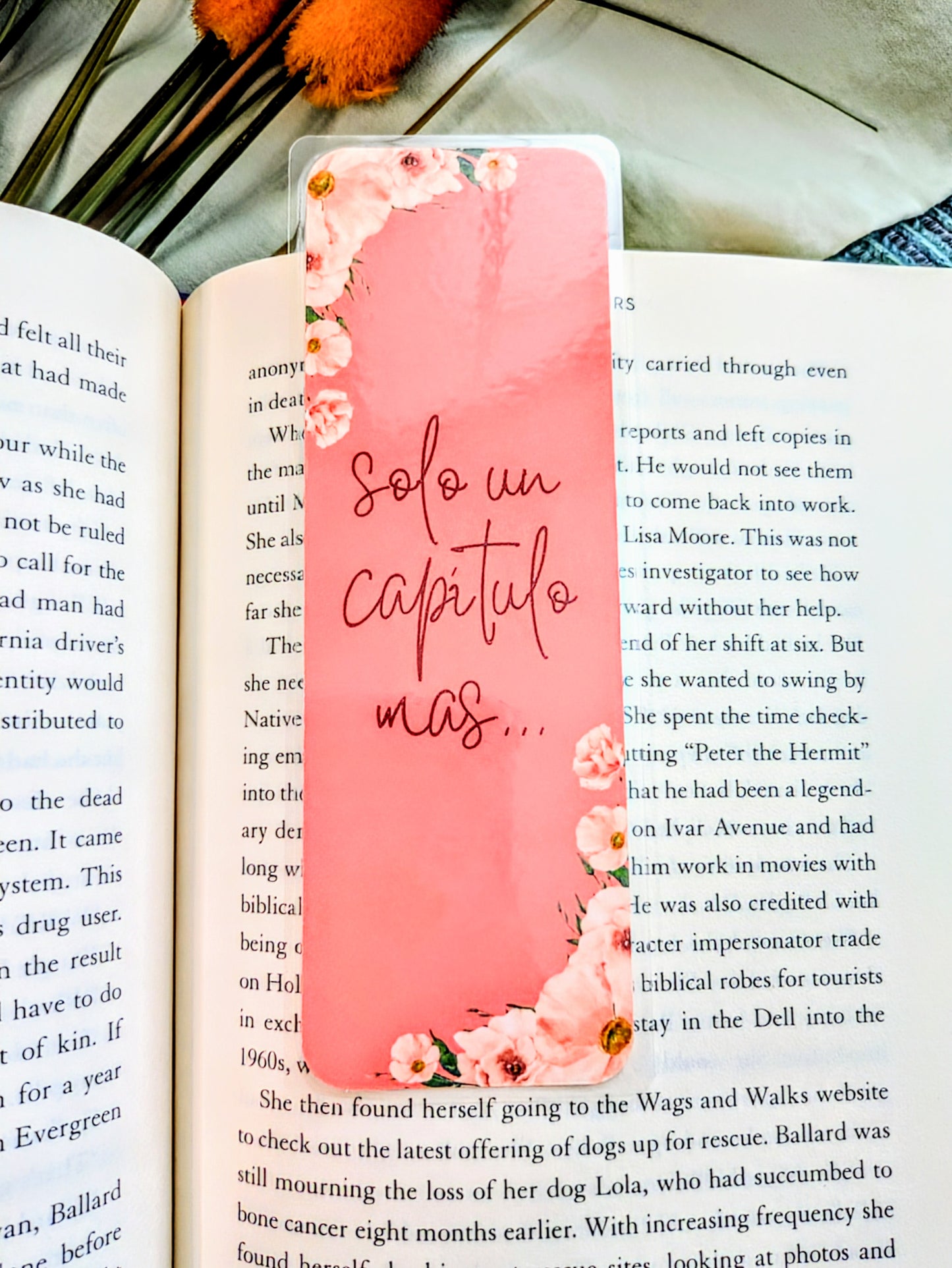"Solo Un Capitulo Mas..." (Spanish language bookmark)