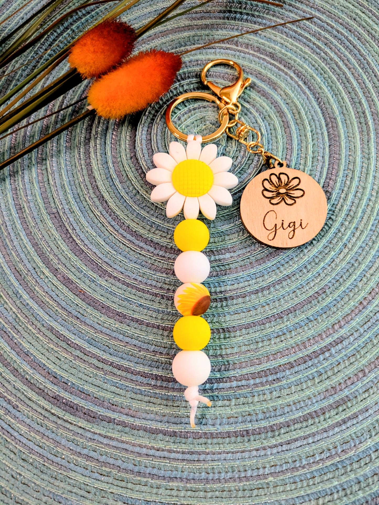 "Bright and Sun-flowery" Keychain