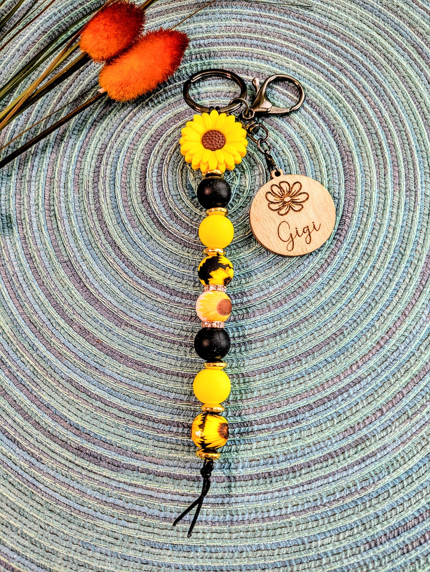 "Blooming Sunflowers" Keychains