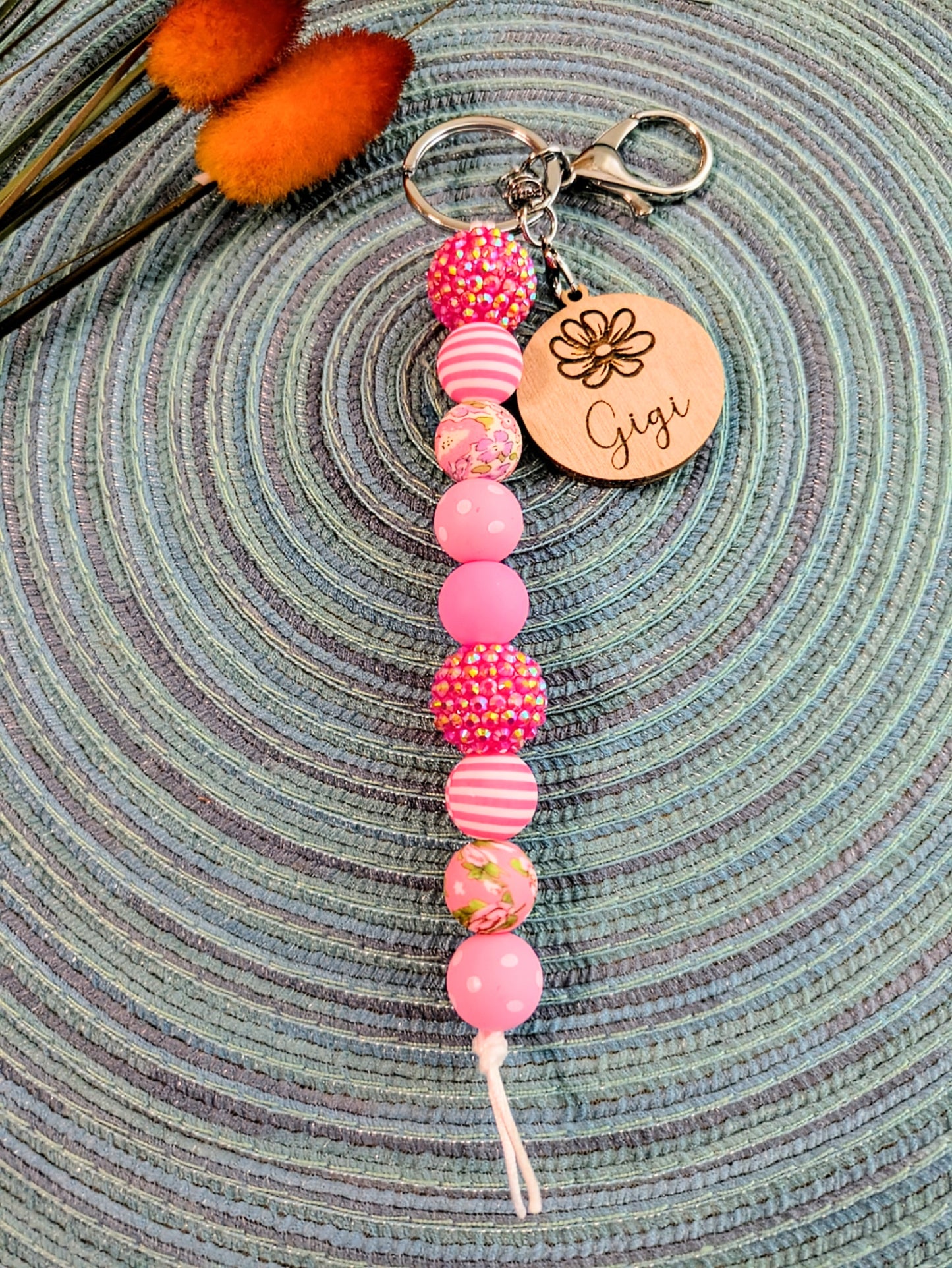 "Pretty in All Pink" Keychain