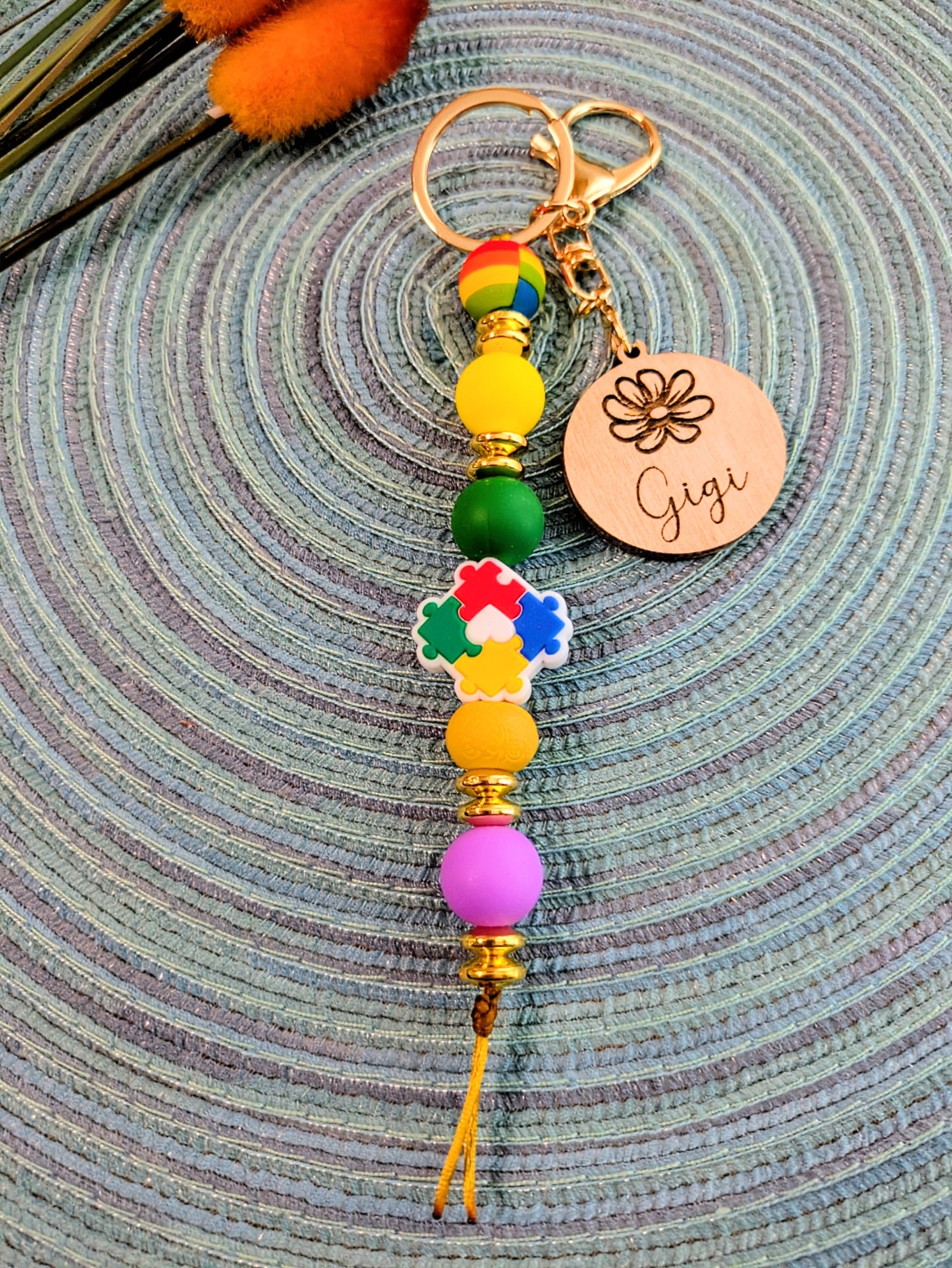 "Autistic & Proud" Keychain
