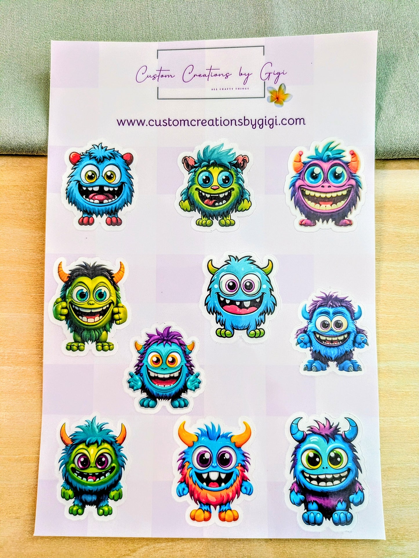 Monster-ly Sticker Sheet