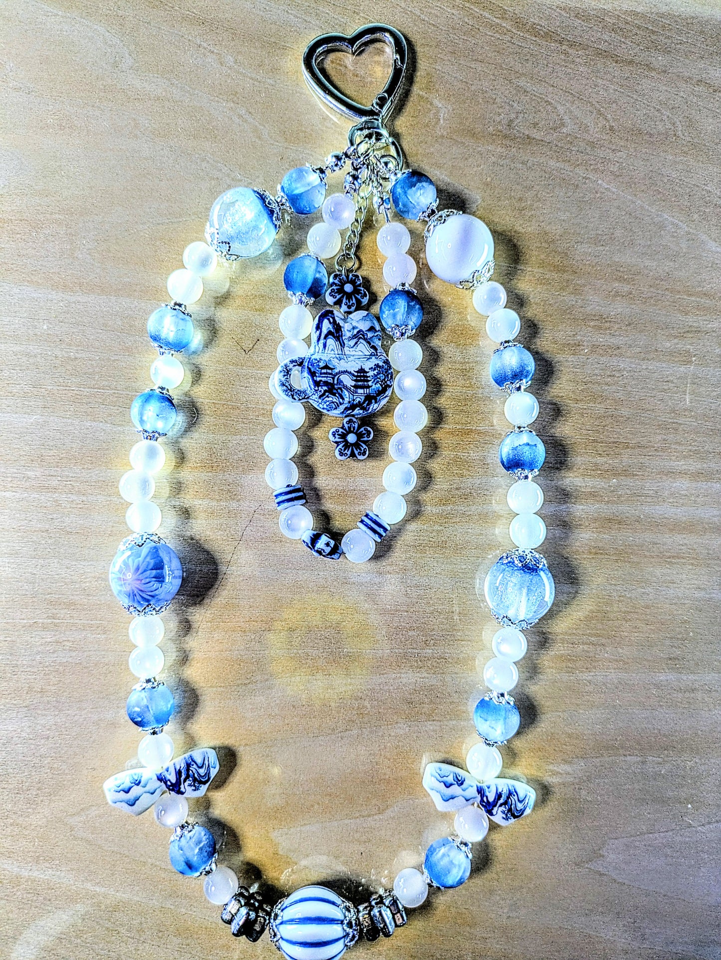 "Asian-style Chinoiserie" Keychain
