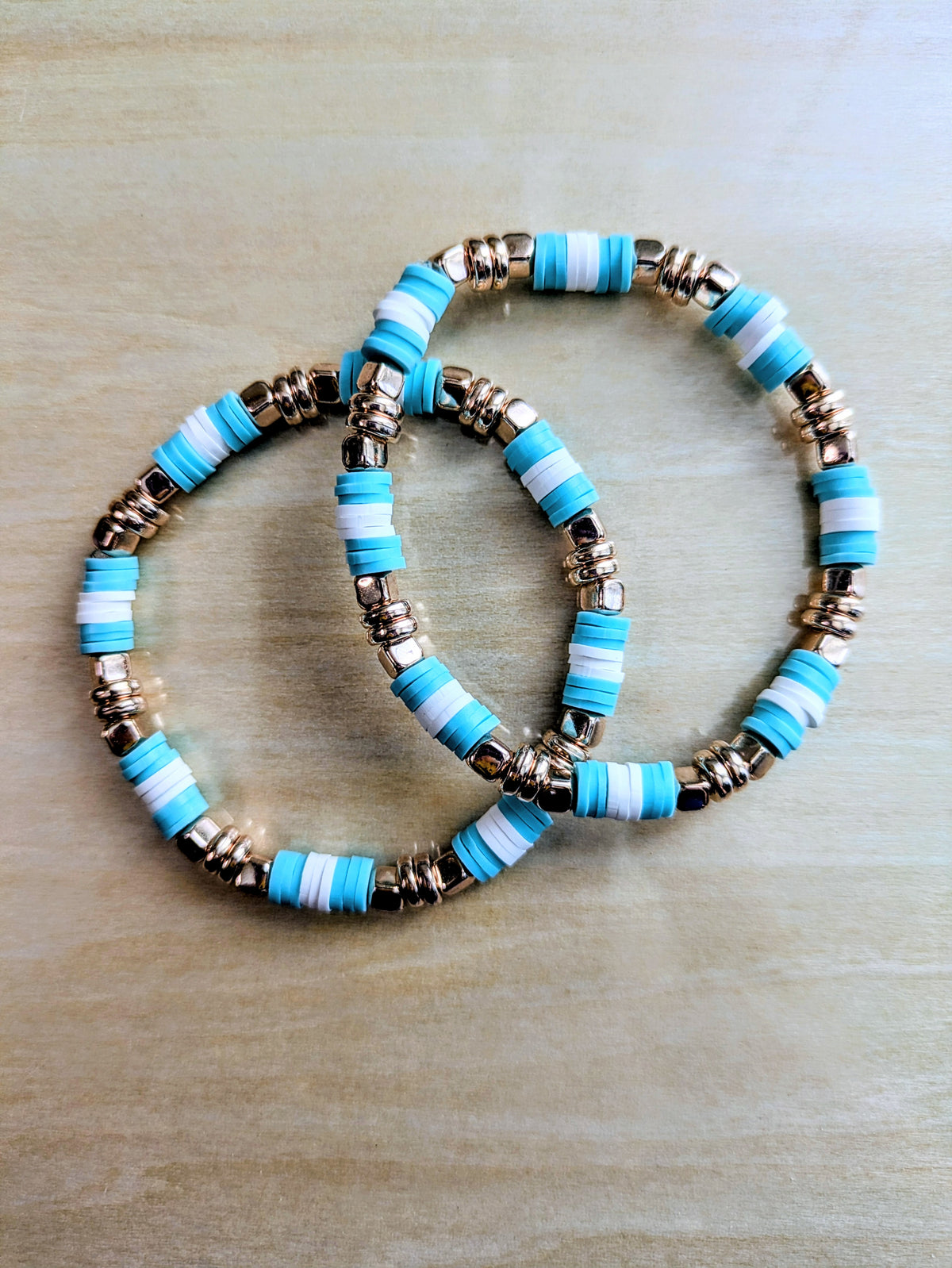 Coastal Chic Clay Beaded Bracelet