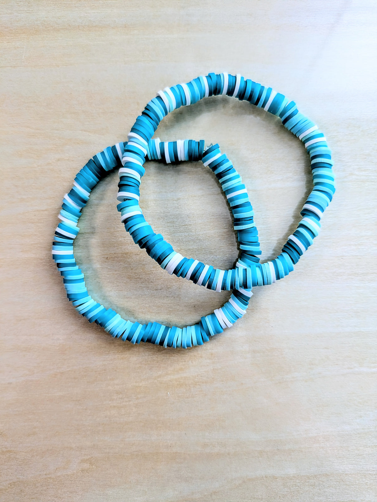 Mermaid Kisses Clay Beaded Bracelet