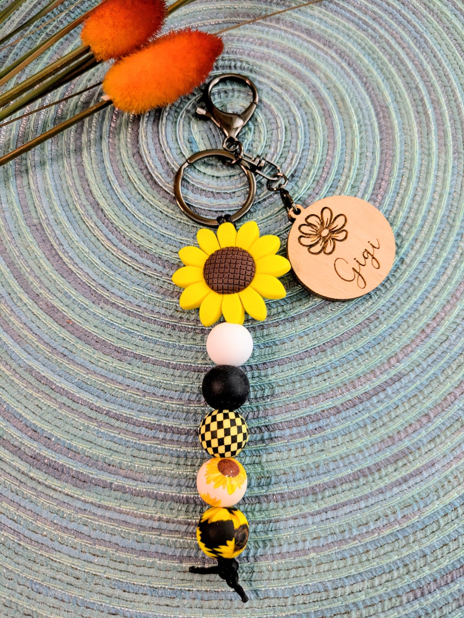 Silicone Bead Keychains