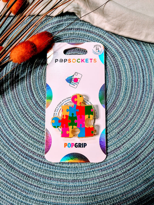 Autism Puzzle Piece Popsocket