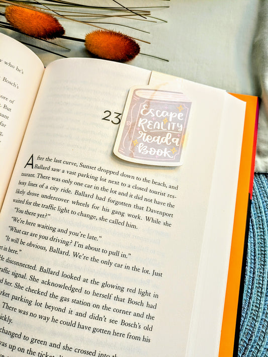 "Escape Reality, Read A Book"