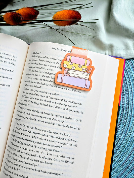 "Page Holder for the Book Stacker"