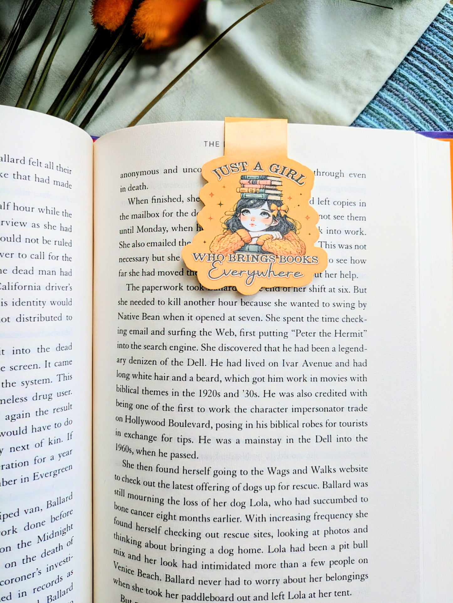 "Just a Girl Who Brings Books Everywhere"