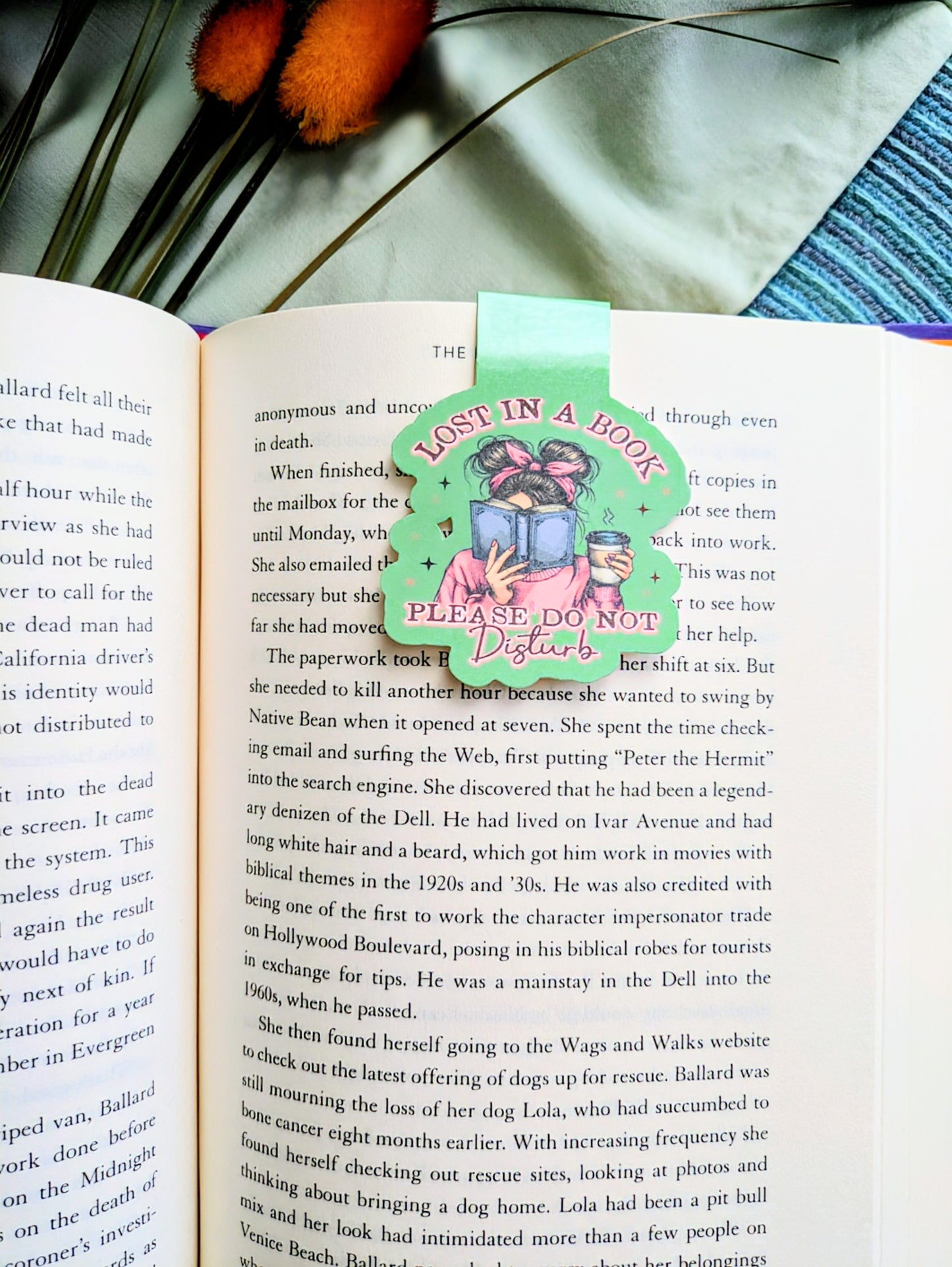 "Lost in a Book, Please Do Not Disturb"