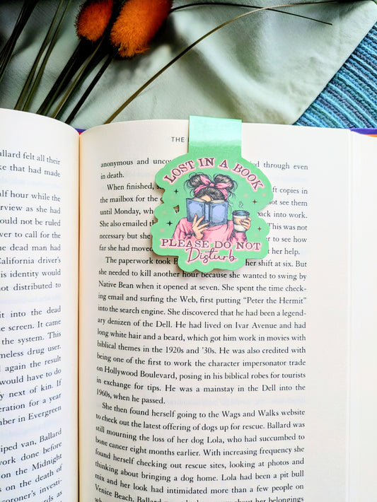"Lost in a Book, Please Do Not Disturb"