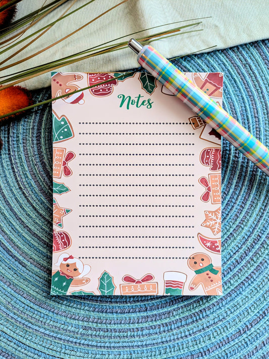 "Gingerbread Treats" Notepad