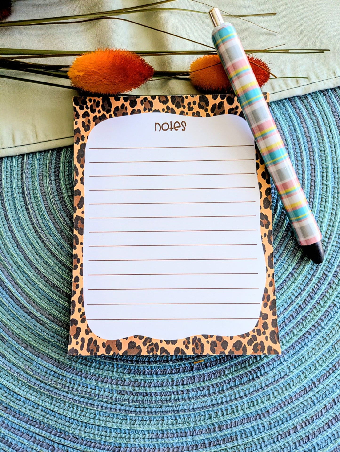 "Cheetah Prints" Notepad