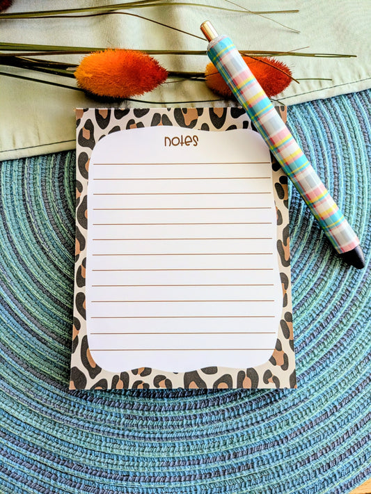 "Leopard Spots" Notepad