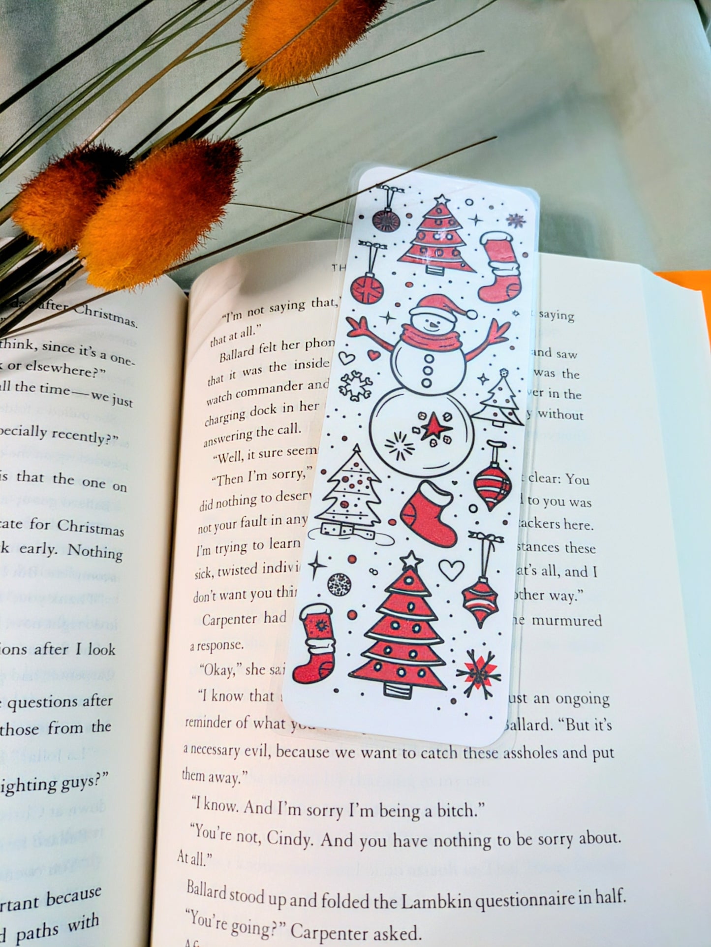 "Reading With My Snow Buddy"