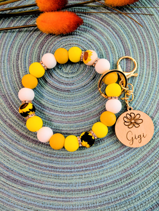 "Sunflowers Galore" Wristlet