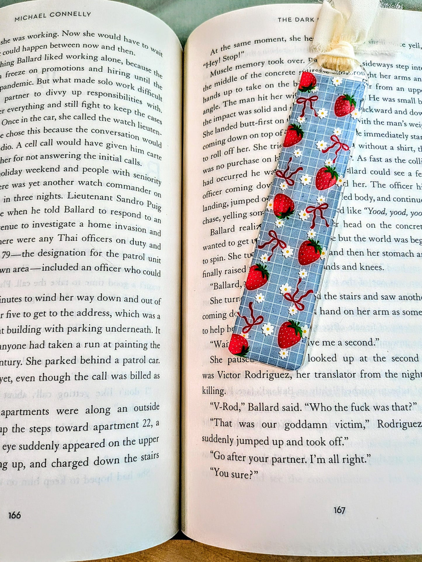 Checkered Strawberries and Bows