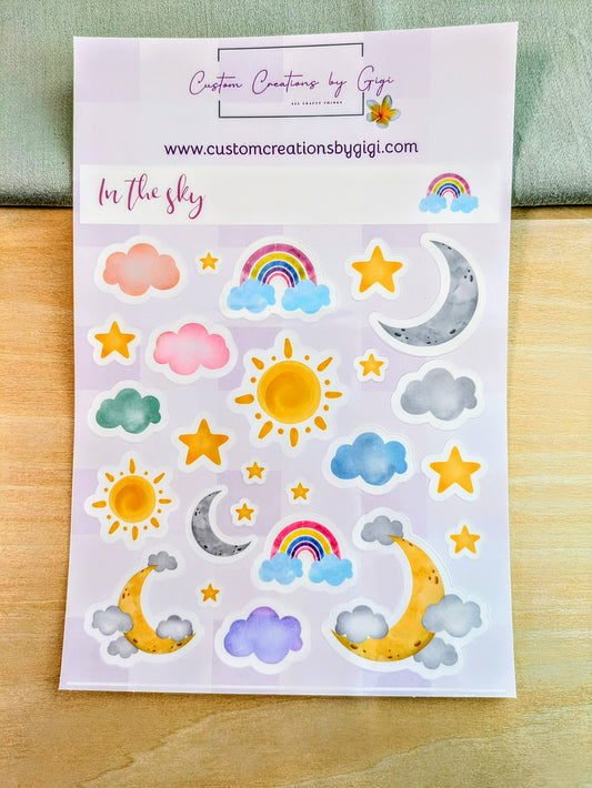 In The Sky Sticker Sheet