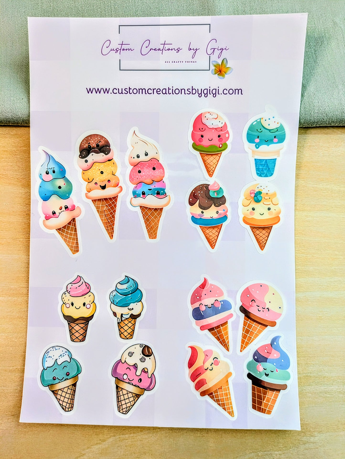 Scoop-tacular Sticker Sheet