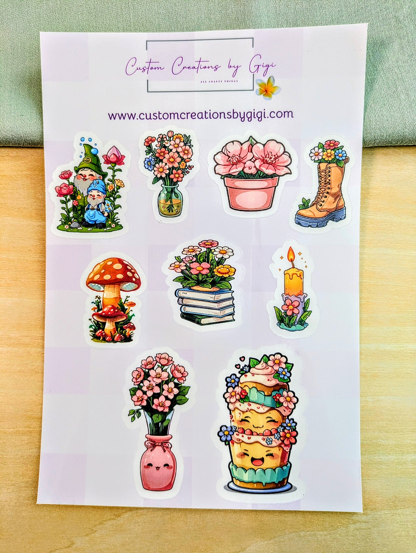 Cute Spring Sticker Sheet