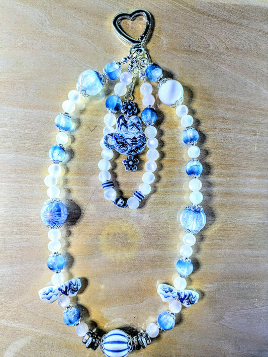"Asian-style Chinoiserie" Keychain
