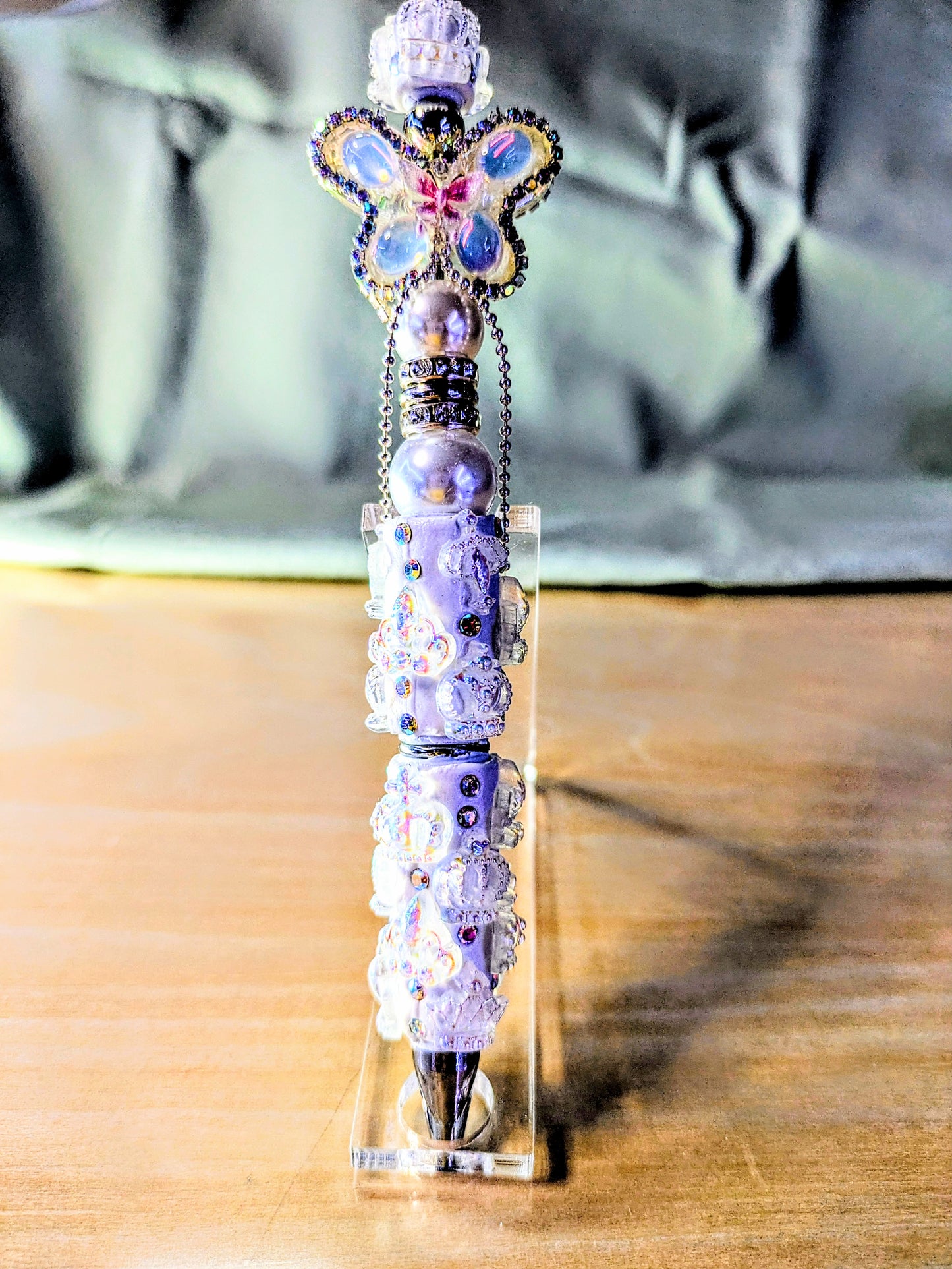 "Butterfly and Pearls" Bling Pen
