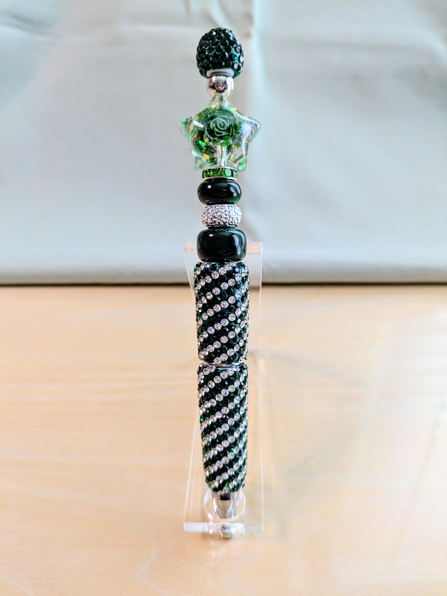 "Jaded" Beaded Pen