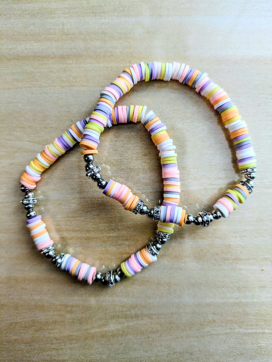 Confetti Cutie Clay Beaded Bracelet