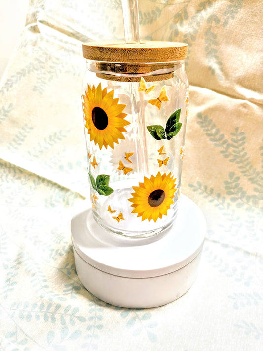 Sunflowers & Butterflies